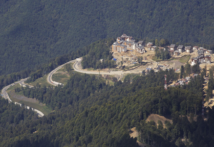 山区的红波利亚纳 决赛奥运村