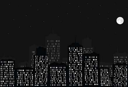 城市星光图图片