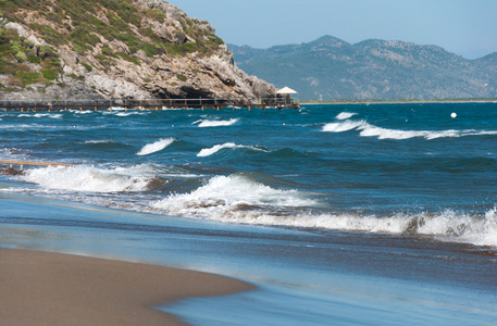 海景观与波