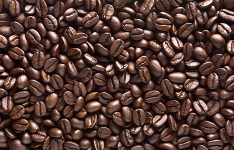 褐色咖啡豆，可以用作背景和纹理