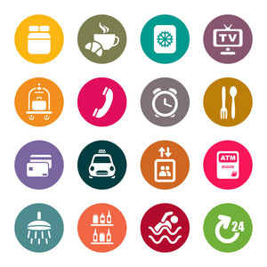 迷你吧酒店服务图标照片