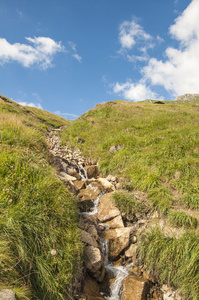 高山河流