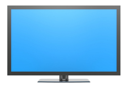 蓝色屏幕电视
