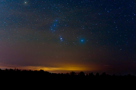 天空中的星星图片