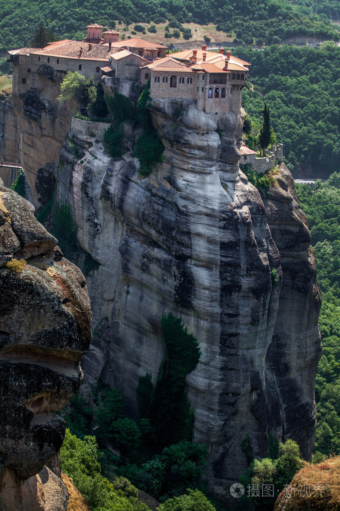 在米特奥拉特里卡拉地区希腊的神奇景观