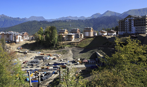 山区的红波利亚纳 决赛奥运村