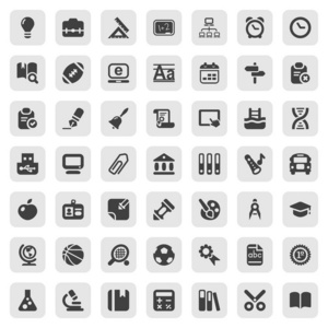 学校 iconset