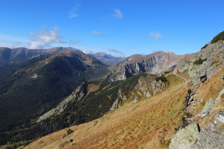 czerwone wierchy，塔特拉山，波兰