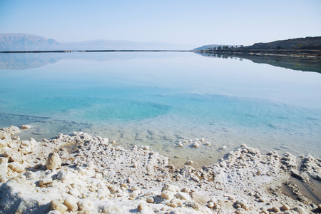 从死海矿物海滩度假村风景