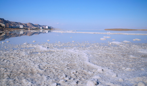 死海矿物温泉的风景