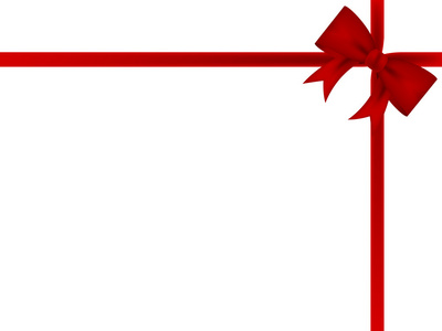 红丝带边框图片