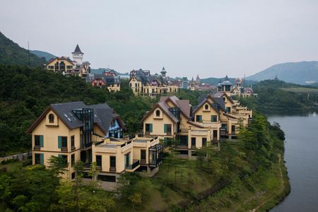 东部大梅沙茶流谷豪华房地产别墅建设广东省深圳市