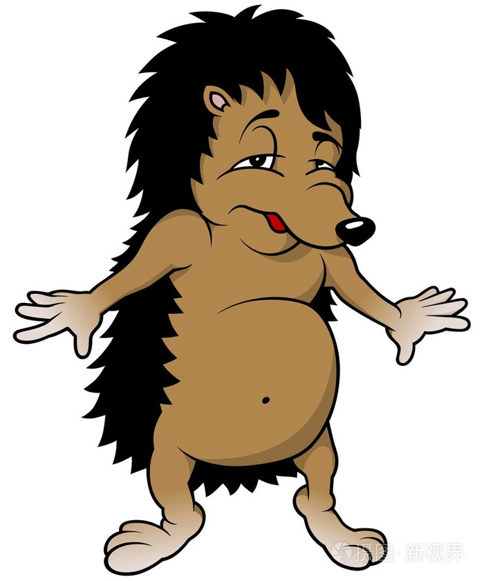 昏昏欲睡的刺猬