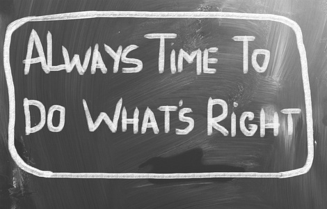 总有时间去做什么是正确的概念