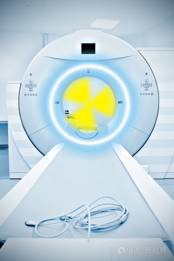 辐射在 ct 机的背景上签名