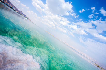 在以色列的海景死海