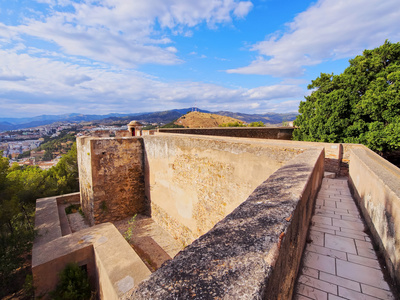以西城堡在西班牙马拉加