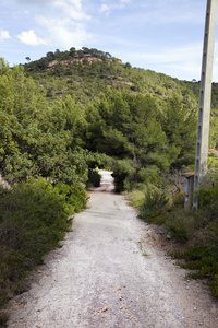 Rural road near Puol Valencia