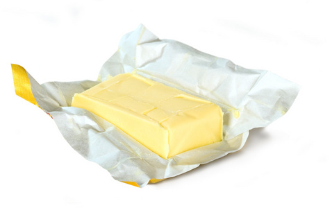 黄奶油与纸包装