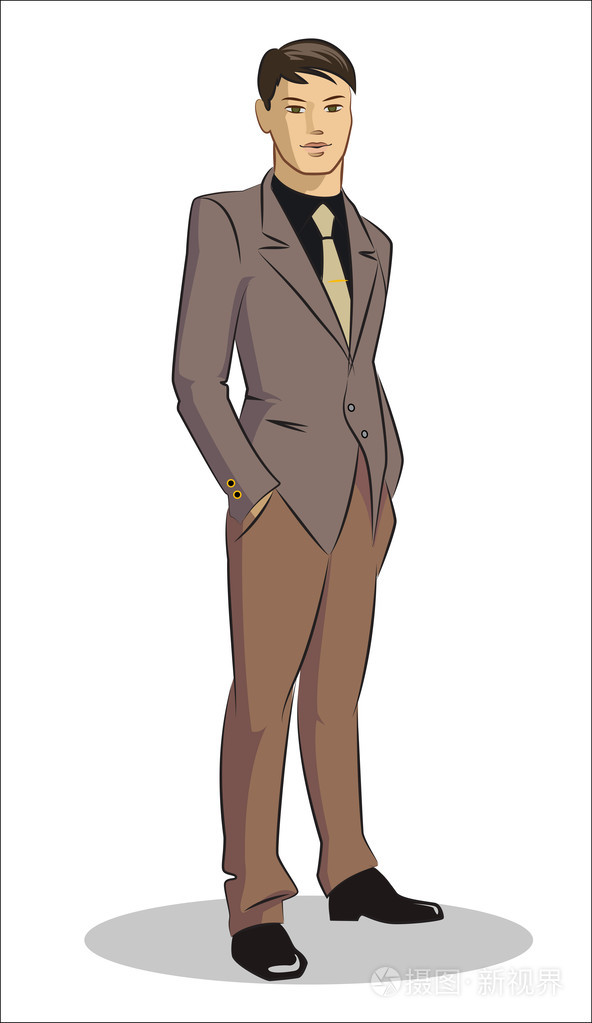 商人插画-正版商用图片1dm5vu-摄图新视界
