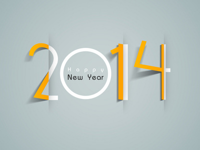 新年快乐 2014年庆典背景