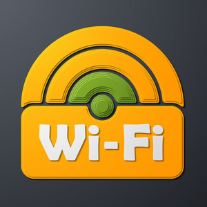 保税区 wifi，贴纸