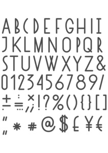 简单的灰色字母数字和标志的白色背景教育组