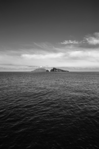 斯特龙博利火山岛屿的视图