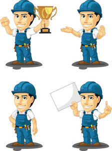 技术员或修理工可定制吉祥物 5