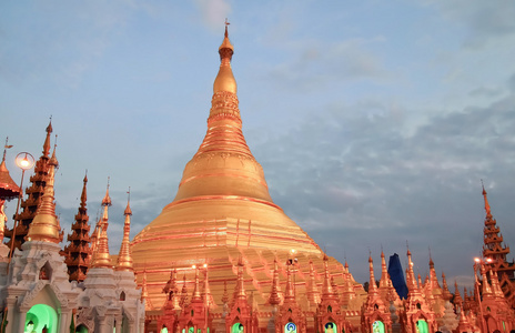 缅甸仰光的Shwedagon金塔缅甸