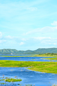 碧武里泰国碧差汶府大坝景色