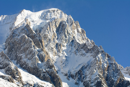 断层块 du mont blanc