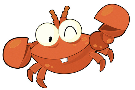 卡通螃蟹