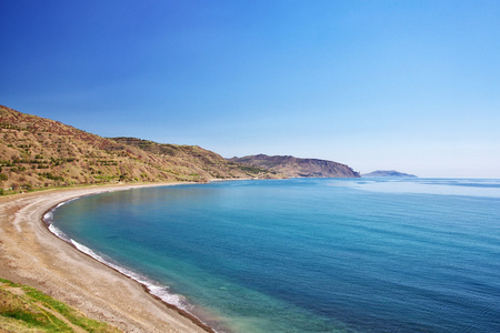 美丽的海景。组成的性质