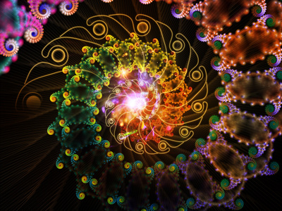 内在生命的螺旋照片