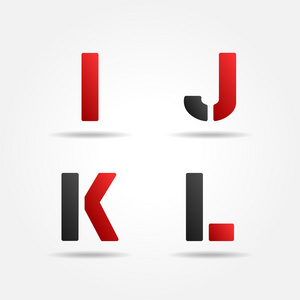 ijkl 红模具字母