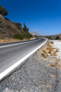 希腊，山区道路