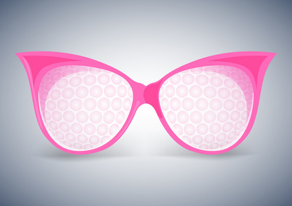 粉红色的小关节太阳镜