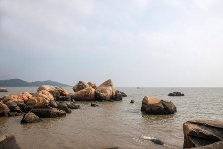 珠海市广东路海滨内衬的摇滚乐迷