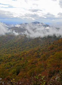 蓝岭公园大道山景