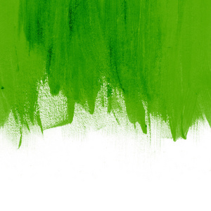 绿色的手绘的画笔描边涂抹背景