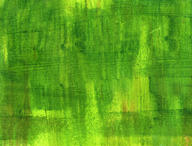 绿色的手绘的画笔描边绘制画布上涂抹背景