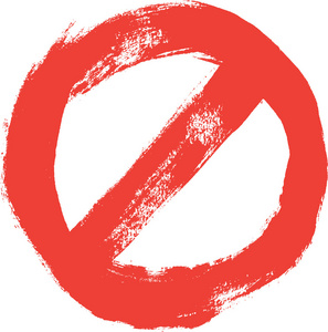 手绘感叹号手绘的红色感叹号警告危险标志图标照片