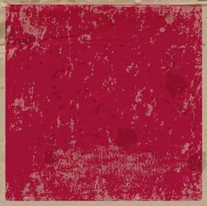 矢量复古的又脏又臭的凌乱的划伤的红色的纸的背景