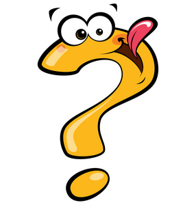 漫画卡通问号图片