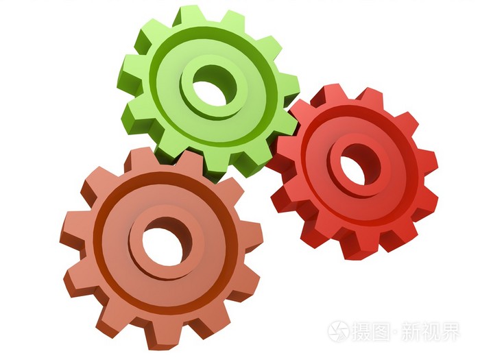 三个齿轮