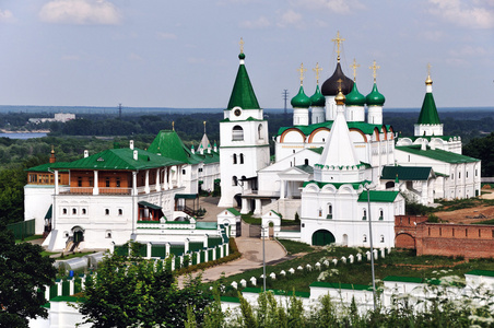 俄罗斯修道院的夏天
