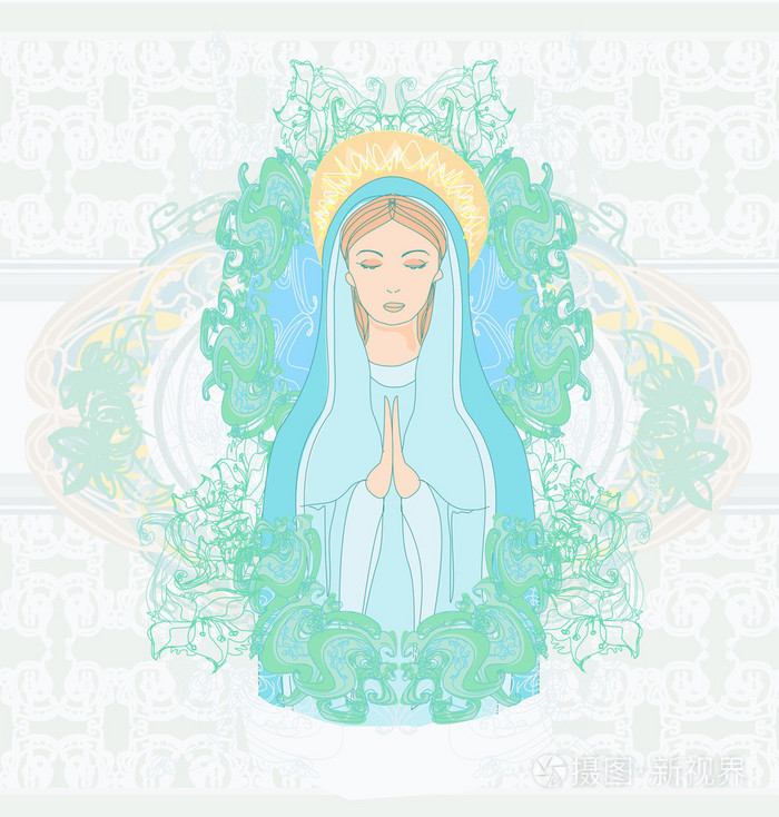 圣母玛利亚画像