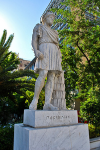 帕里在雅典的雕像