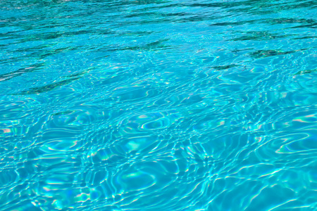 水族公园游泳池中的水